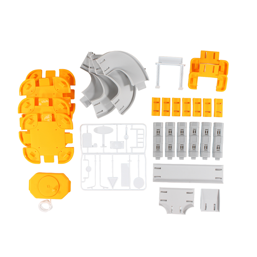 Set Armable Pista Autos 3 Niveles Estación Rescate DBG1702 6