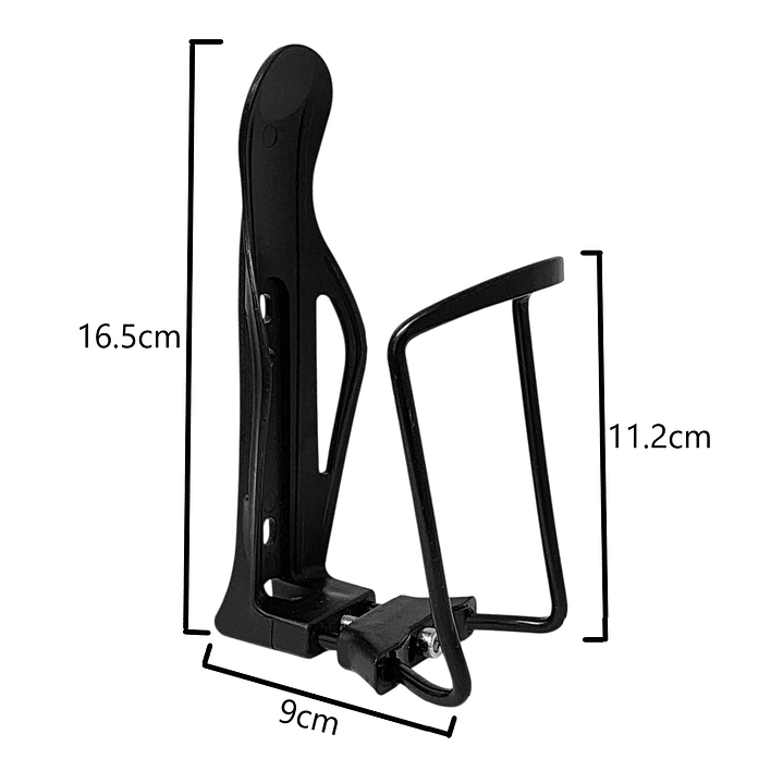 Soporte Porta Botella Ajustable para Bicicleta e18001 Negro 5