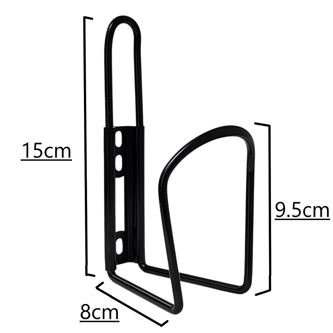 Soporte Porta Botella para Bicicleta de Metal e18210 Negro 6