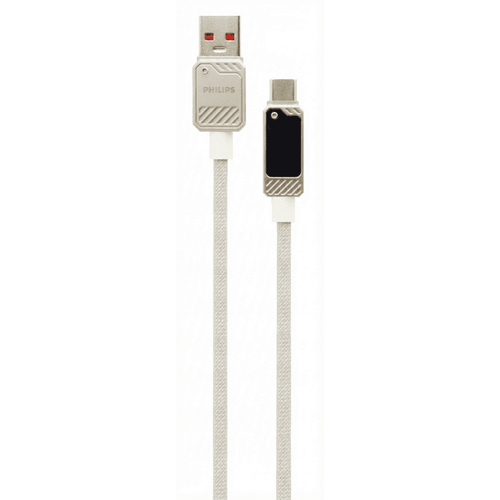 Cable USB-A a Tipo-C Philips DLC5011AW 1 mt Blanco 4