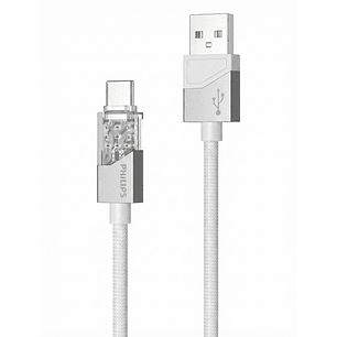 Cable USB-A a USB-C Philips DLC5031AW 1 mt Gris