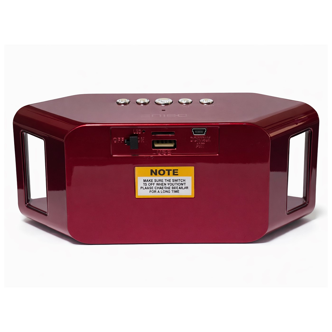 Parlante inalámbrico Portatil BT Rojo DBLUE DBS110 3