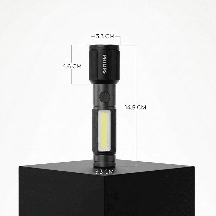 Linterna LED Recargable 330lm 7W SFL2153/56 Philips 7