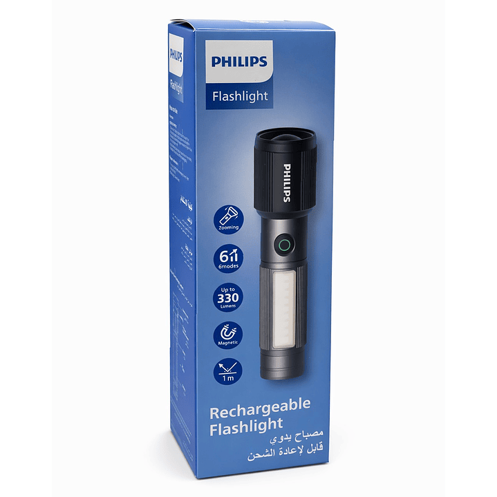 Linterna LED Recargable 330lm 7W SFL2153/56 Philips 8