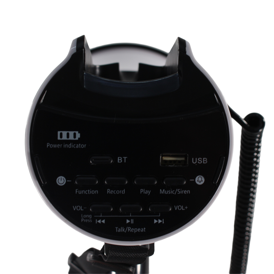 Megáfono Portátil Tecnolab TL852 Recargable BT 50w 400m 5