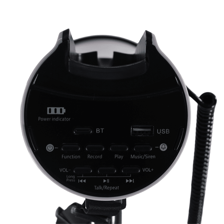 Megáfono Portátil Tecnolab TL852 Recargable BT 50w 400m 5