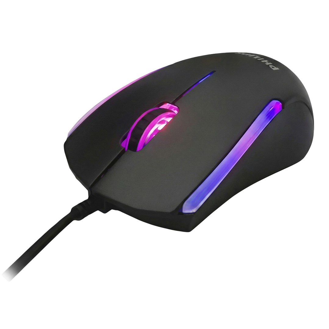 Kit Combo Teclado y Mouse Philips Momentum C214BK SPT6214BK 3