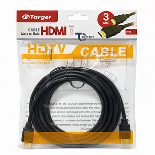 Cable HDMI Target 3 mts Full HD 1.4