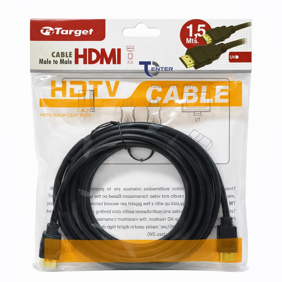 Cable HDMI Target 1.5 mts Full HD 1.4 1