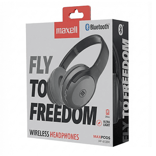 Audífonos Inalámbricos Maxell BT HP-BT200 30 Horas Negro