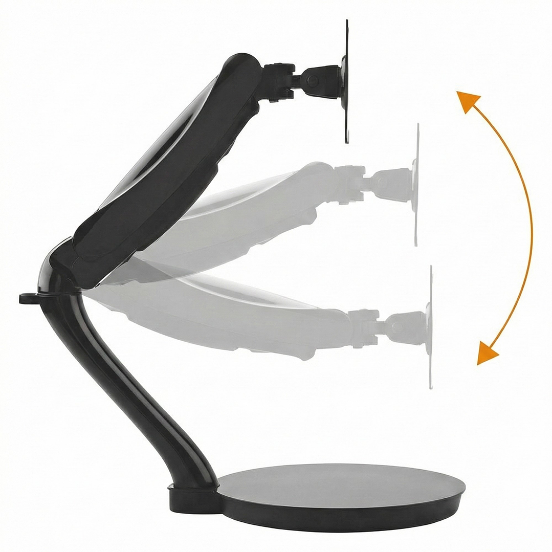 Soporte Monitor Macrotel 13 a 27 Base Hidráulica Articulada 4