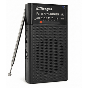Radio Portátil Target TT-CF11 AM/FM Compacta 2 Bandas