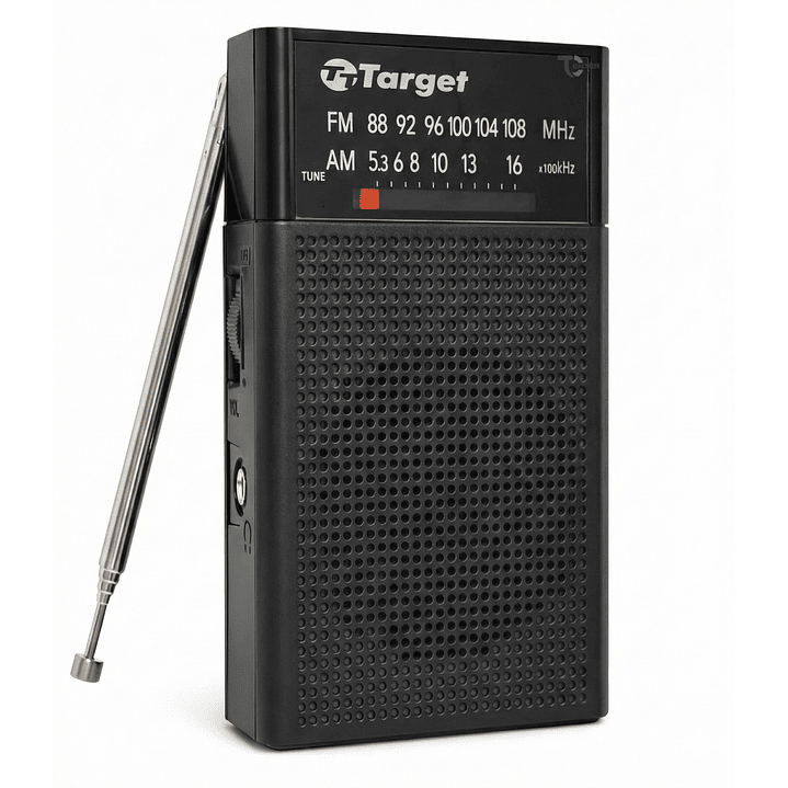 Radio Portátil Target TT-CF11 AM/FM Compacta 2 Bandas 1