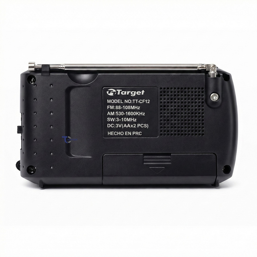 Radio Portátil Target TT-CF12 AM/FM/SW Compacta 3 Bandas 3