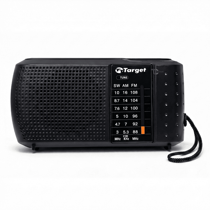 Radio Portátil Target TT-CF12 AM/FM/SW Compacta 3 Bandas 4