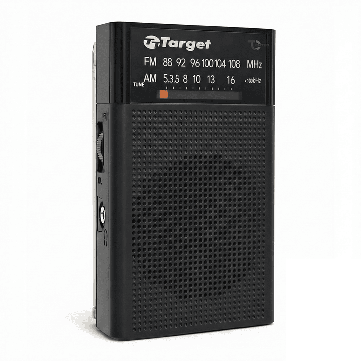 Radio Portátil Target TT-CF11 AM/FM Compacta 2 Bandas 7