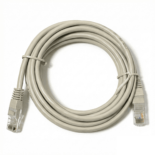 Cable de Red Macrotel 3 mt Patch Cord UTP Cat 5E MC-2004