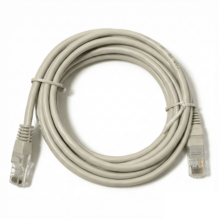 Cable de Red Macrotel 3 mt Patch Cord UTP Cat 5E MC-2004 2