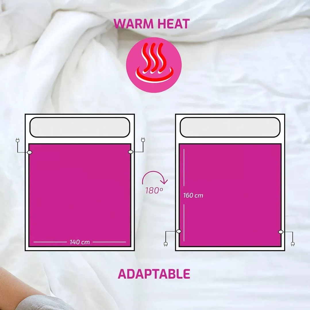 Calienta Camas Doble 160x140cm 2 Niv 2x60W UP205 Pekatherm 2