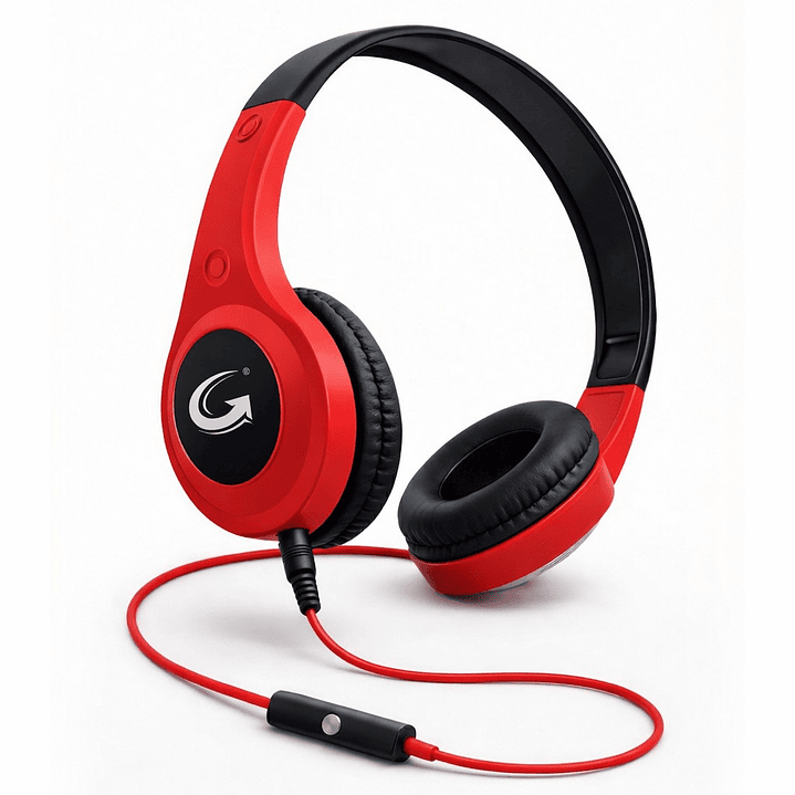 Audífono Cableados Digilife DGL-450025 3.5mm Rojo 4