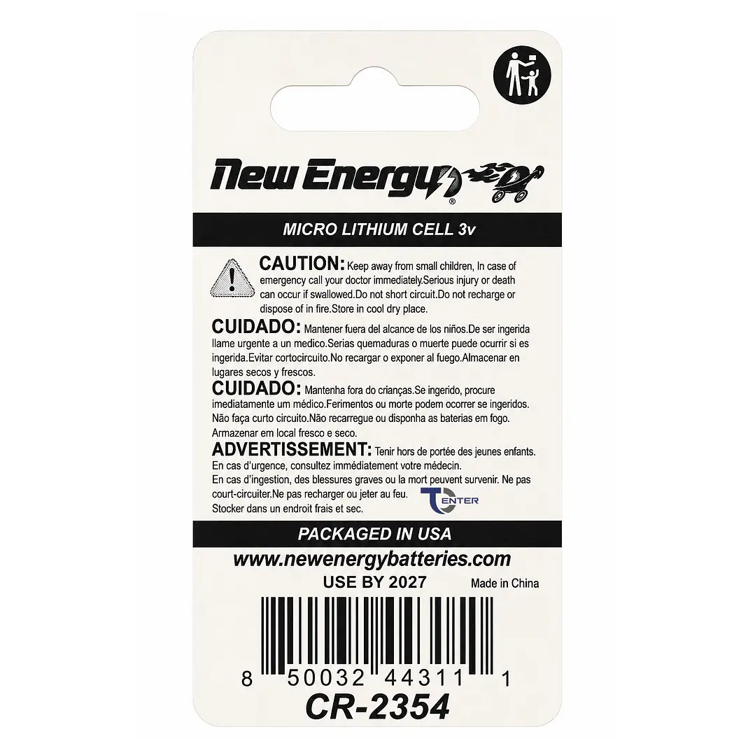 Pila Unitaria CR2354 New Energy 3v Litio 2