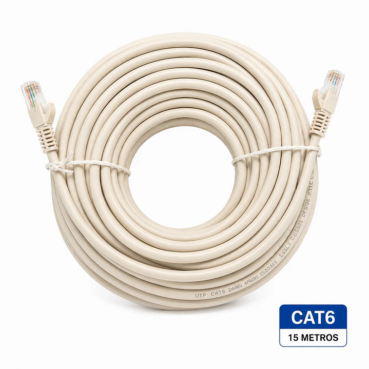 Cable de Red Target 15 mts Patch Cord UTP Cat 6 2
