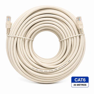 Cable de Red Target 25 mts Patch Cord UTP Cat 6