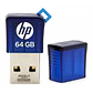 Pendrive USB 2.0 Hp v165w Mini Con Tapa Azul - Miniatura 3