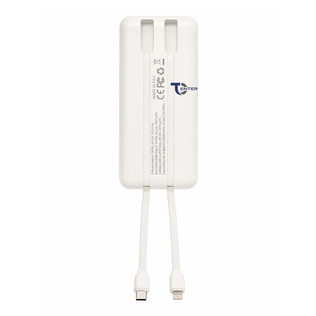 Batería Portátil Powerbank 20.000 Tecnolab 22.5w TL539W 3