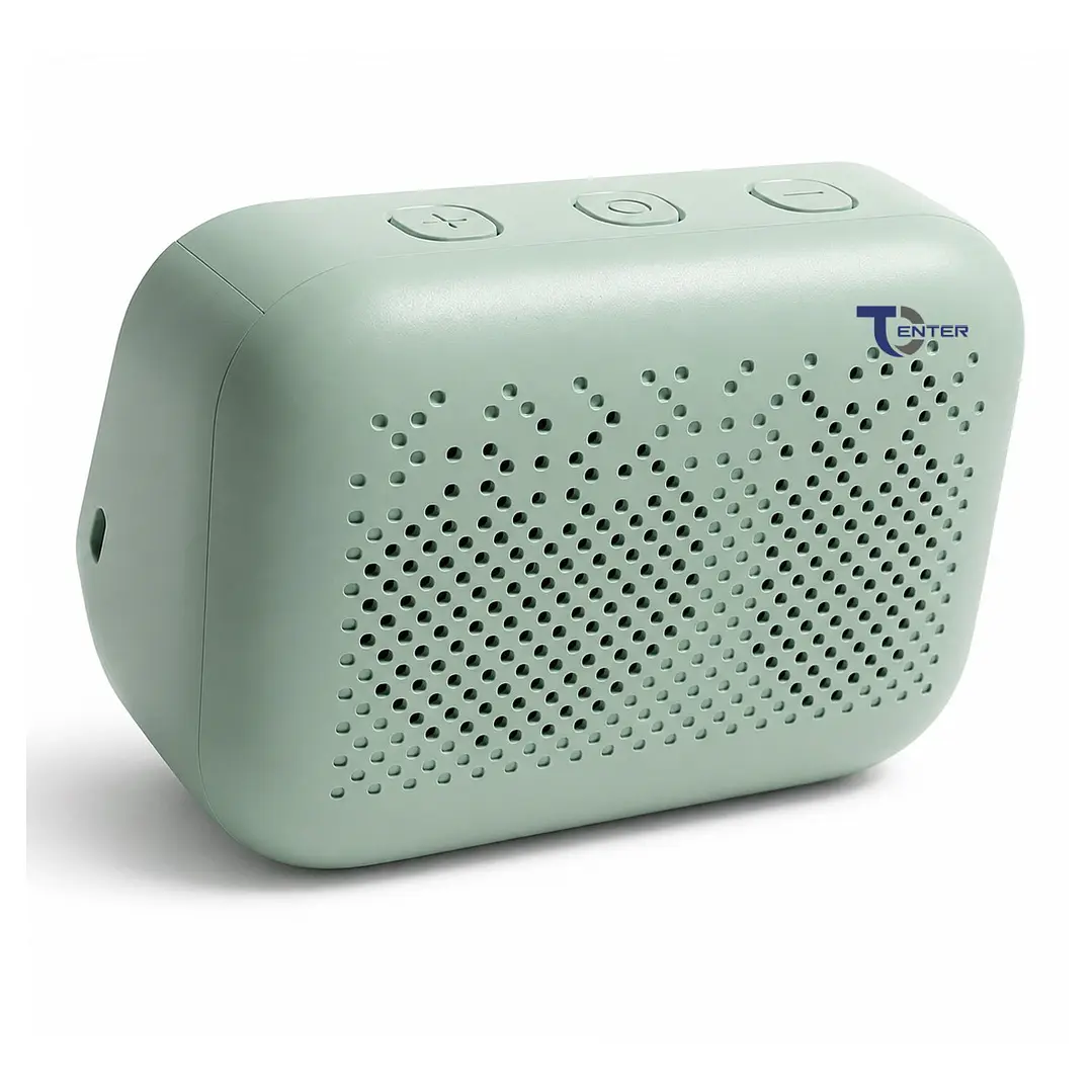 Reloj Despertador Parlante BT Lenovo TS13 Verde 2