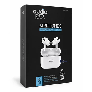Audífonos Inalámbricos Bt Audiopro AP02443W Blanco