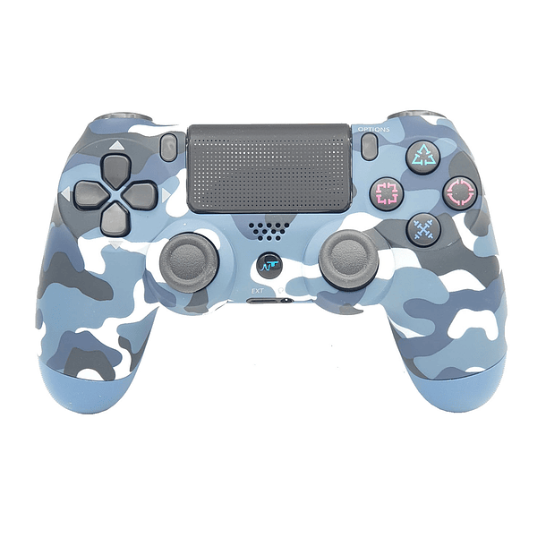 MANDO JOYSTICK PS4 CAMUFLAJE AZUL - NJOYTECH 1