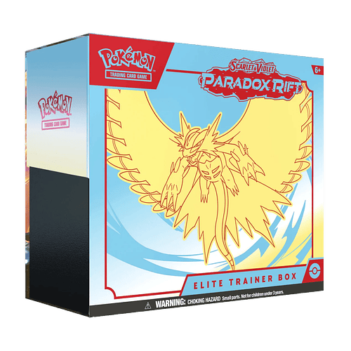 CARTAS POKEMON: ELITE TRAINER BOX PARADOX RIFT ROARING MOON