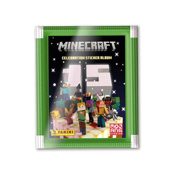 PACK 24 SOBRES MINECRAFT 15 ANIVERSARIO 2