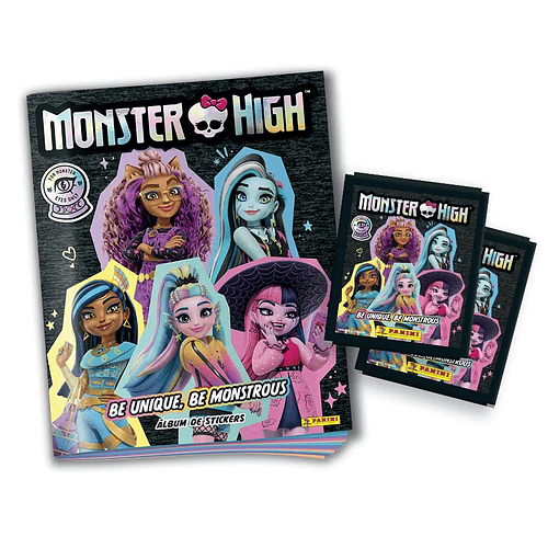 ÁLBUM + 20 SOBRES MONSTER HIGH