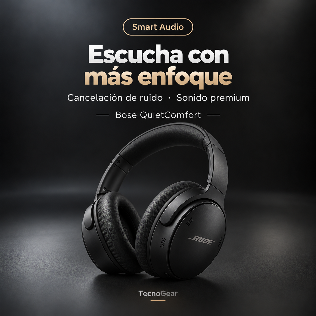 Bose QuietComfort Headphones · Negro