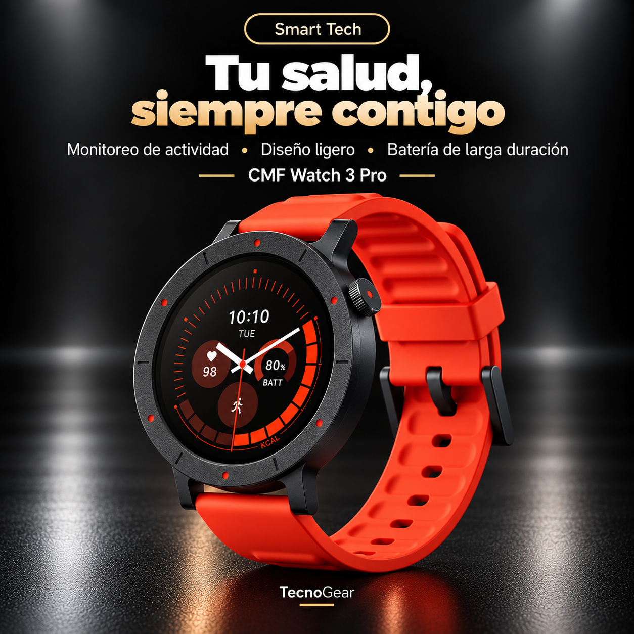 CMF Watch 3 Pro · Naranja