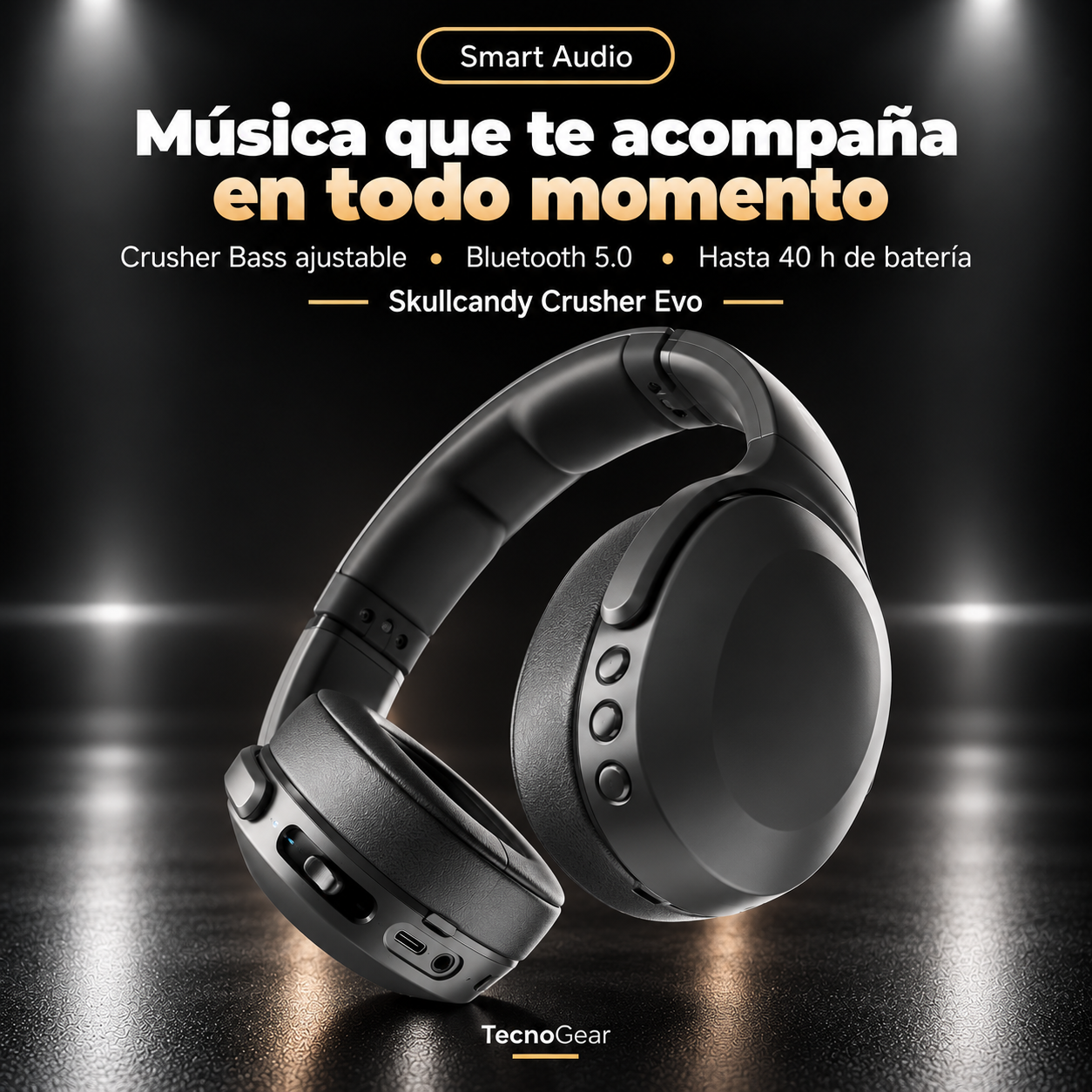Skullcandy Crusher Evo · True Black