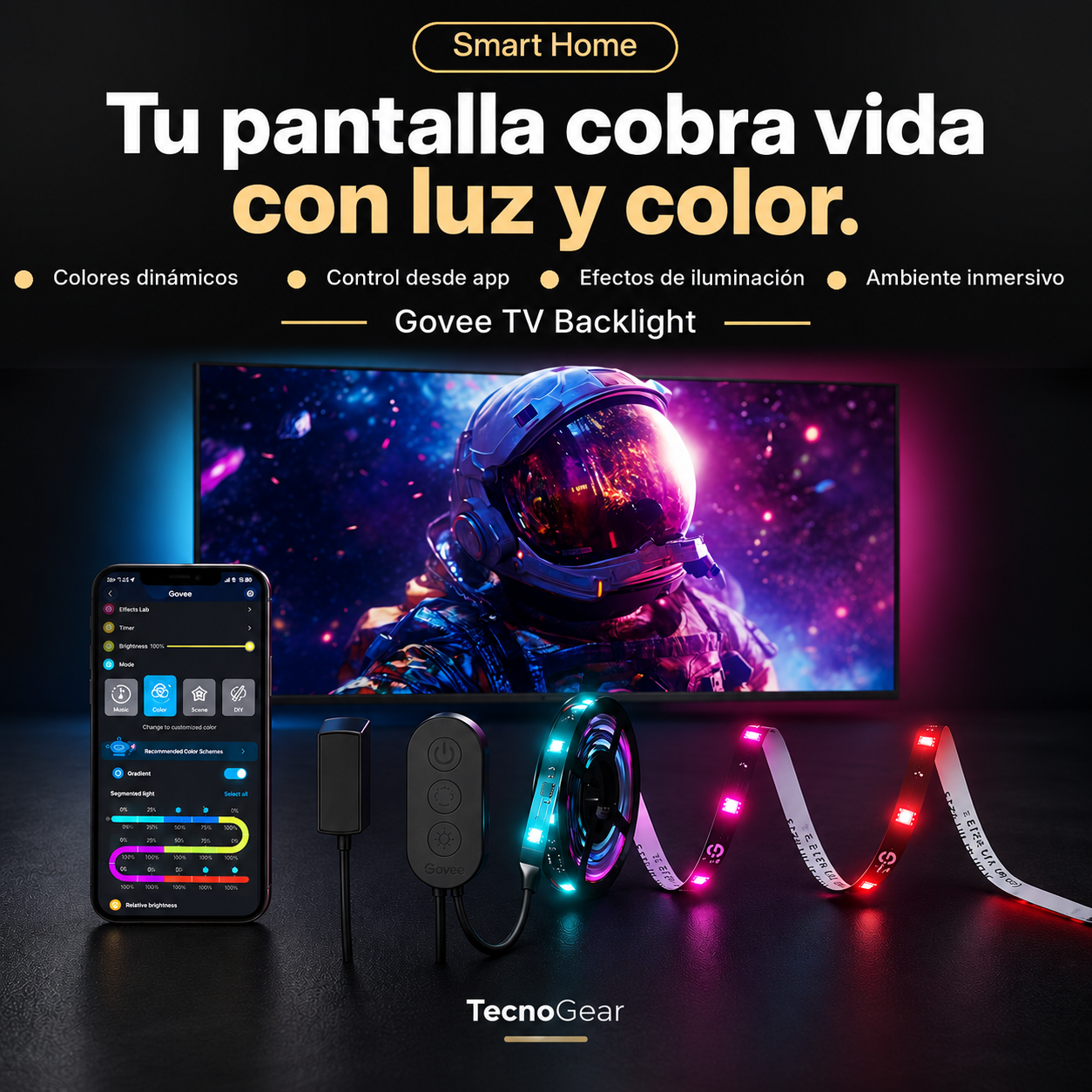 Tira de retroiluminación LED Smart TV