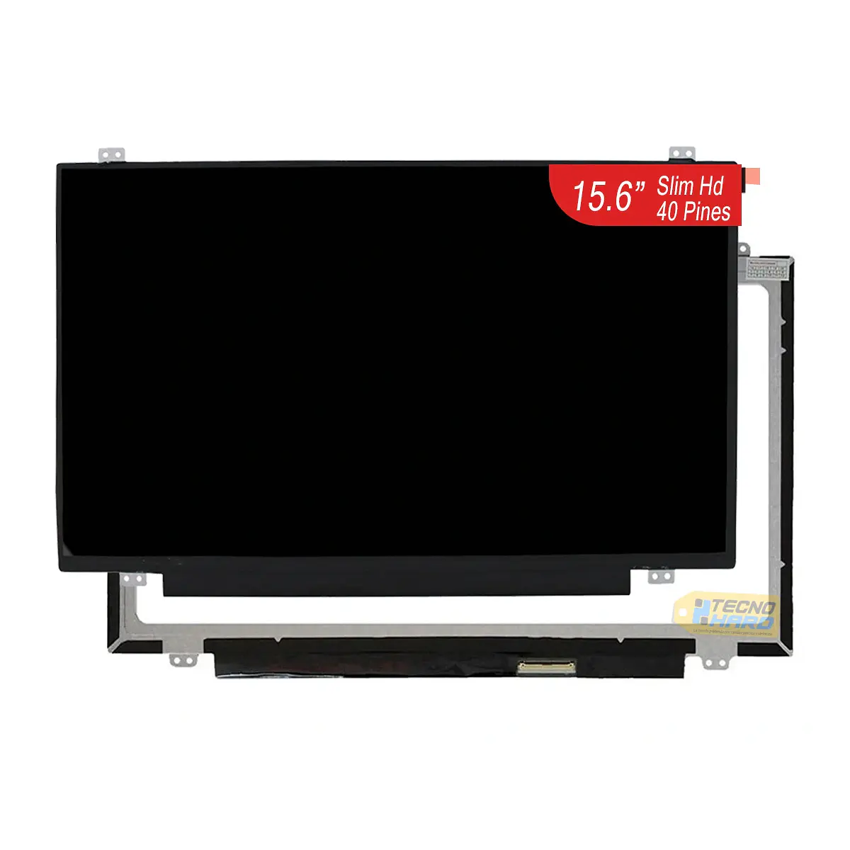 Pantalla LED de 15.6 Pulgadas Slim HD de 40 Pines derechos con Bracket