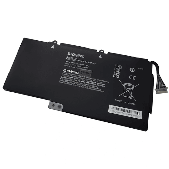 BATERÍA NP03XL PARA HP X360 13-A 15-U SERIES Steelle & Decker