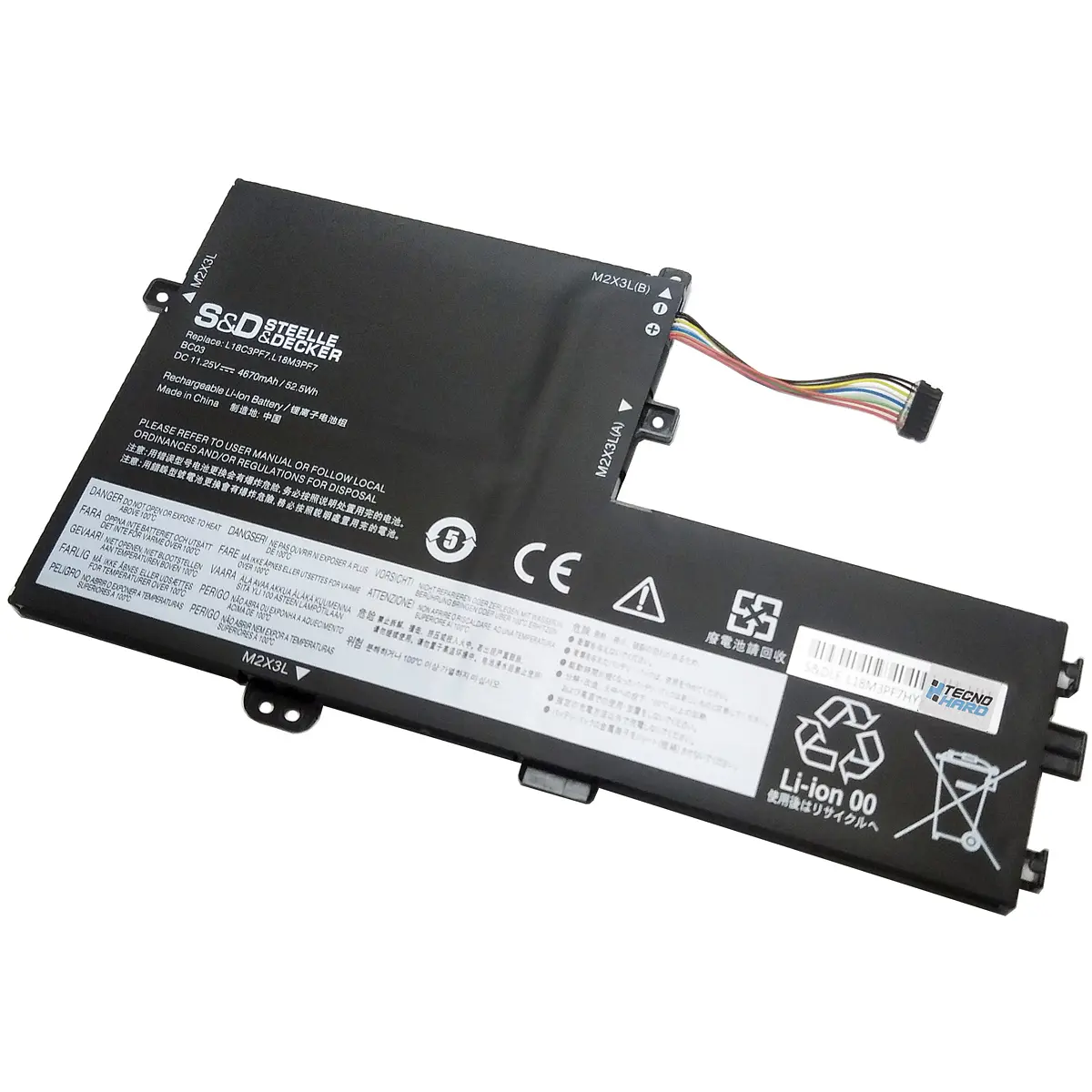 Genuine 52.5Wh L18M3PF7 L18C3PF6 Battery For Lenovo ideapad 5B10W67289