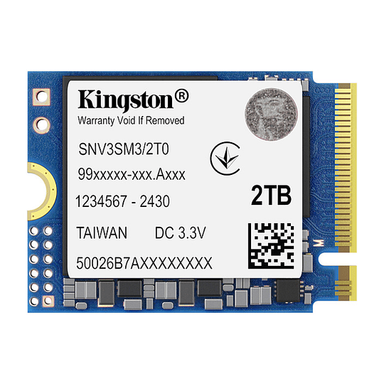 SSD M.2 2TB KINGSTON NV3 PCIe 4.0 x4 NVMe, 2230, 6000 mb/s