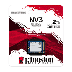 SSD M.2 2TB KINGSTON NV3 PCIe 4.0 x4 NVMe, 2230, 6000 mb/s