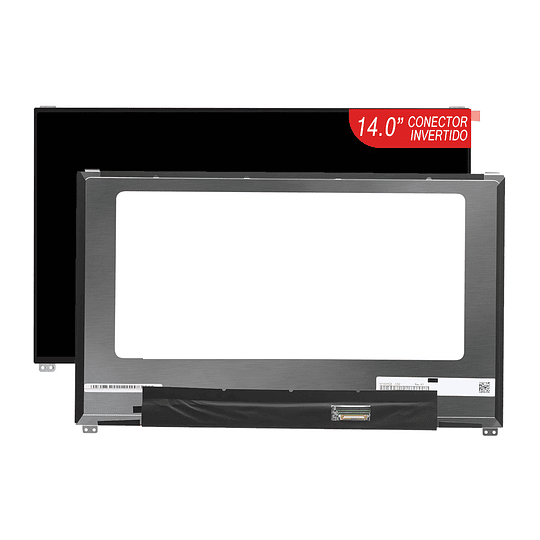 PANTALLA 14.0" SLIM 30 PINES FULL HD IPS CON BRACKETS LÓG. INT. CONECTOR INVERTIDO  N140HCE-G52