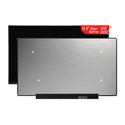 Pantalla Laptop 15.6" QHD IPS 240Hz Slim 40 Pines Matte LQ156T1JW03 | Repuesto Gamer