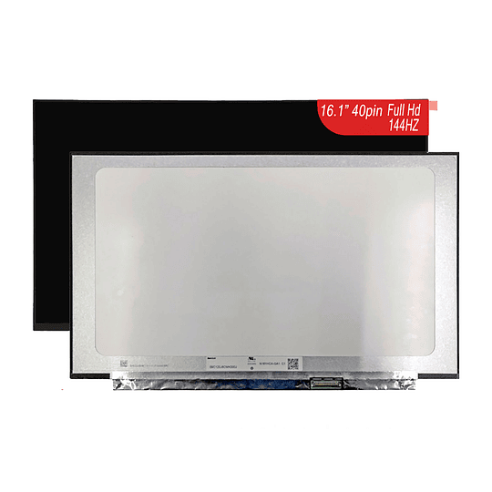 Pantalla 16.1” SLIM 40 Pines 144Hz FHD IPS – Repuesto NV161FHM-NY3