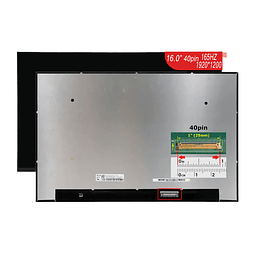 Pantalla Laptop NV160WUM-NY1 16.0” FHD+ 165Hz IPS Slim 40 Pines