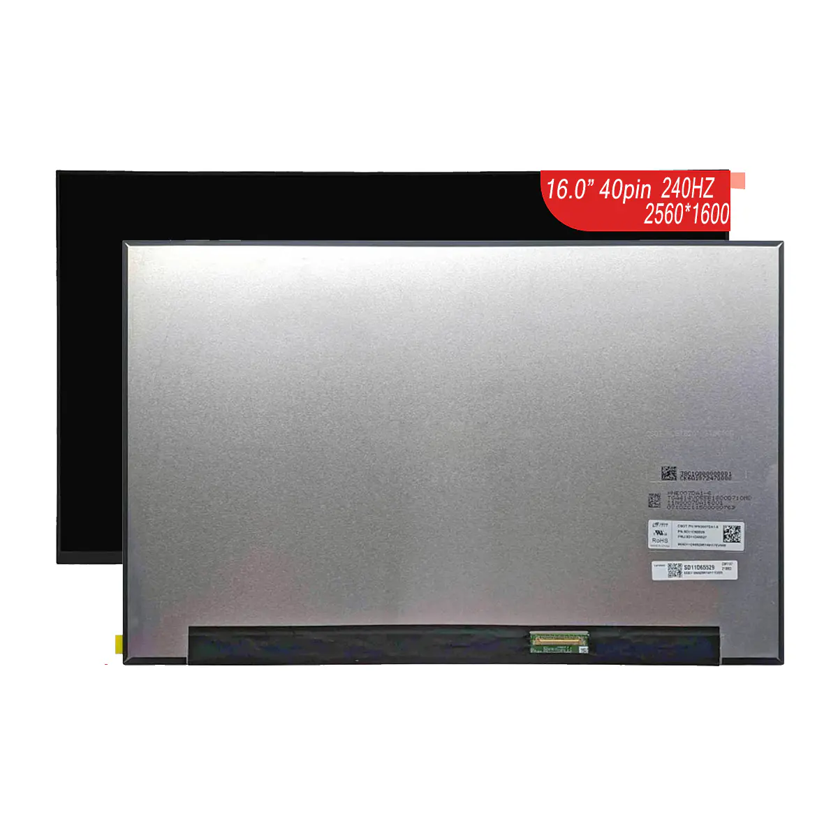 Dalle Écran NE160QDM-NZA V18.0 16" IPS 2.5K 165Hz - Neuf - Pour Remplacement