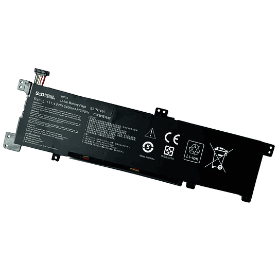 Batería Steelle & Decker B31N1424 para Laptop Asus A400U A401L K401L Garantía 1 Año
